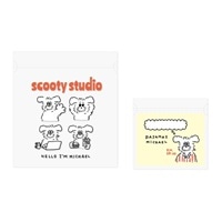 #大阪フロンティア 生活雑貨 scootystudio･ジッパーバッグセット  Michael SC2001