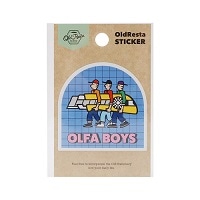 #komamono ステッカー Old Resta ダイカットステッカー  オルファ OR901069