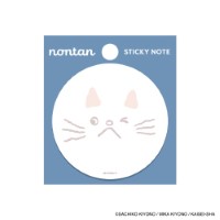 #日本出版販売(国内販売のみ） 付箋 eHONTOMO･丸型付箋ノンタン  ボール･まてまてまて･ブルー IP903568