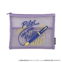 #日本出版販売(国内販売のみ） 身辺雑貨 OldResta･刺繍メッシュポーチ Ｌ パイロット OR904121