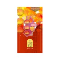 #komamono 事務小物 トモシビ探訪･アクリルクリップ  紅灯籠 KO905364