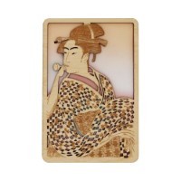 #komamono カード かさね木メッセージカード･喜多川歌麿  美人 KO905876