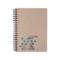 #komamono ノート ビビッと！鳥獣戯画リングノート B6 うさぎ・かえる KO905975