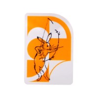 #komamono 読書関連小物 ビビッと！鳥獣戯画ブックマーカー  うさぎ KO906057