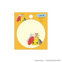 #日本出版販売(国内販売のみ） 付箋 丸型付箋･村田夏佳×フエキ  どうぶつのり OR909515