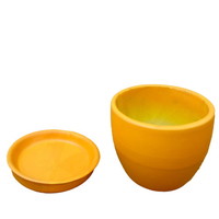 #テクノプライム 植木鉢 PT(プランツポット)  HARA1ボール＆ソーサーS OR 3619380772
