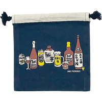 #テクノプライム 巾着 KPO(ポーチ)  巾着NO SAKE NO LIFE-NV 3619381007