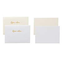 #クオバディス・ジャパン(国内販売のみ） レター ポレンオープンウェンレターズ  カード封筒セット・パール アイボリー cfowlsetpiv