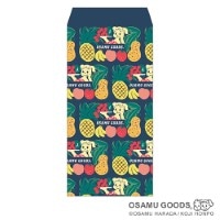 #大阪フロンティア ぽち袋 OSAMU GOODS 伊予和紙金封 大 万型 fruits OG1207