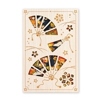 #永善（旧クルーシャル） 和文具 御朱印帳 B6変形 瑞祥扇 25157SZN