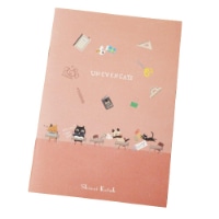 #木野瀬印刷  ノート A5 UNEVEN CATS　school NT-01054