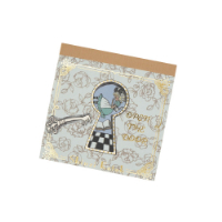 #木野瀬印刷(国内販売のみ) Shinzi Katoh ブロックメモ  アリス OPEN THE DOOR BM-01035