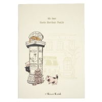 #木野瀬印刷  ノートA5 My dear cats A5 48ページ paris NT-01088