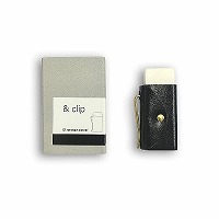 #KITERA 筆記小物 &clip eraser cover  BK AC-E-BK
