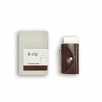 #KITERA 筆記小物 &clip eraser cover  BR AC-E-BR