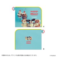 #日本出版販売(国内販売のみ）  mojojojo Diner フラットポーチ  ブルー IP634248