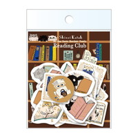 #シール堂 シール きらぴかフレークシール  Reading Club ks-fs-50001