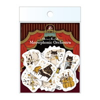 #シール堂 シール きらぴかフレークシール  Meowphonic Orchestra ks-fs-50003