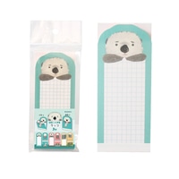 #エポックケミカル メモ帳 はむっとメモ 3柄･各15枚･45Sheet入 ラッコ 1378-0540