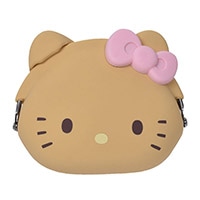 #ピージーデザイン(国内販売のみ） 身辺雑貨 mimiPOCHI･ハローキティ  ブラウン PG-33510