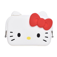 #PGデザイン(国内販売のみ） 身辺雑貨 mimi･DO-MOハローキティ がまぐちポーチ ホワイト 786642