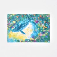 #マンゴーアートカンパニー ポストカード Natsuki Wakita ポストカード  クジラ MACNW-12