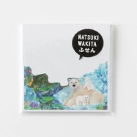 #マンゴーアートカンパニー 付箋 Natsuki Wakita 付箋 30枚積層 ホッキョクグマ MACNW-17