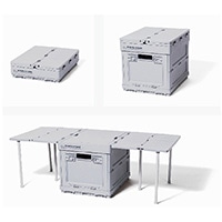 #エルコミューン 生活雑貨 マルチBOX  GRAY AMP-ST005