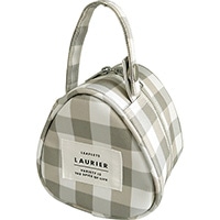 #エルコミューン 保冷ポーチ LAURIER 保冷おにぎりポーチ  Check Gray CLB-1121