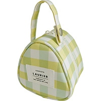 #エルコミューン 保冷ポーチ LAURIER 保冷おにぎりポーチ  Check Yellow CLB-1123