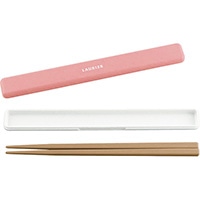 #エルコミューン お箸箱セット LAURIER TWO-TONE CHOPSTICKS SET   Coral LNC-127