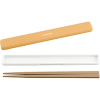 #エルコミューン お箸箱セット LAURIER TWO-TONE CHOPSTICKS SET   Apricot LNC-128