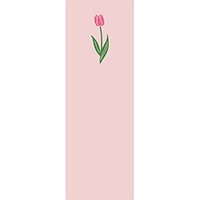 #エルコミューン ブックマーク プランタン　クリアブックマーク  tulip BMK-011