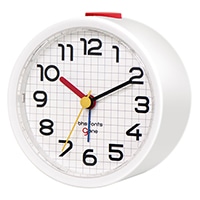 #エルコミューン アラームクロック BHS GENE ALARM CLOCK Bayer Alarm RO  WH DCL-007