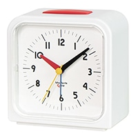 #エルコミューン アラームクロック BHS GENE ALARM CLOCK Universal Alarm   WH DCL-009