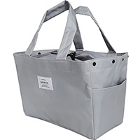#エルコミューン ランチ小物 ローリエ・保冷ショッピングバッグ  Light Gray CLB-228