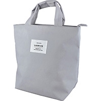 #エルコミューン ランチ小物 ローリエ・保冷ランチトート L Light Gray CLB-728