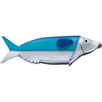 #エルコミューン 周辺小物 Fish Case  Silver&Navy FC-31