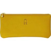 #エルコミューン ペンケース ワンポイント・フラットペンケース  Medjed Mustard PPC-087