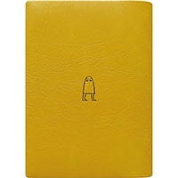 #エルコミューン 読書小物 ワンポイント・ブックカバー  Medjed Mustard PBC-024