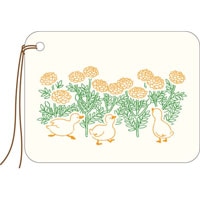 #エルコミューン ラッピング小物 PETIT ET GRANDギフトタグ  Duck TAG-025