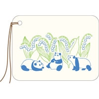 #エルコミューン ラッピング小物 PETIT ET GRANDギフトタグ  Panda TAG-030