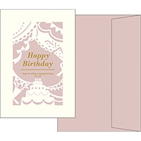 #エルコミューン カード オリビア・グリーティングカード  cake GC-153