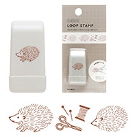 #エルコミューン 印章用品 デコループスタンプ  Hedgehog STP-006