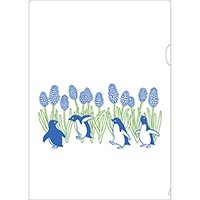#エルコミューン ファイリング用品 プティエグラン･クリアファイル A4 Penguin PEG-204