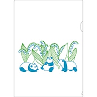 #エルコミューン ファイリング用品 プティエグラン･クリアファイル A4 Panda PEG-206