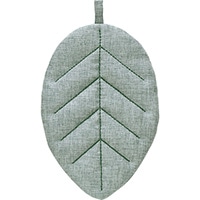 #エルコミューン キッチン雑貨 リーフポットマット  Green KIN-001