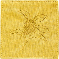 #エルコミューン キッチン雑貨 刺繍コースター  Kinmokusei KIN-105