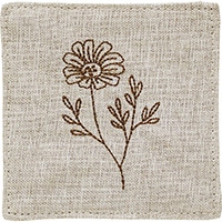 #エルコミューン キッチン雑貨 刺繍コースター  Chamomile KIN-107