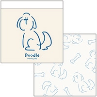 #エルコミューン メモ スクエアメモパッド  Dog MMP-026